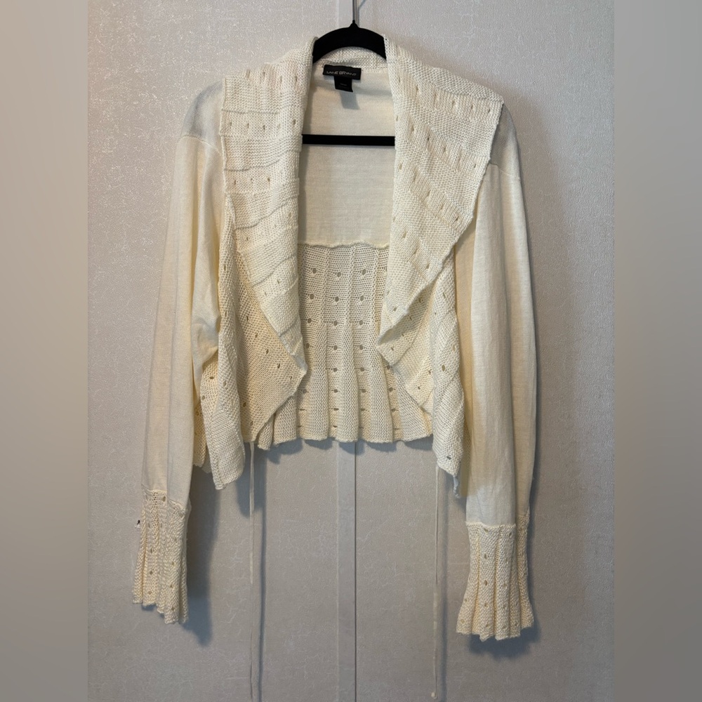 Lane Bryant  | Cream Knit Shrug | Size 18/20